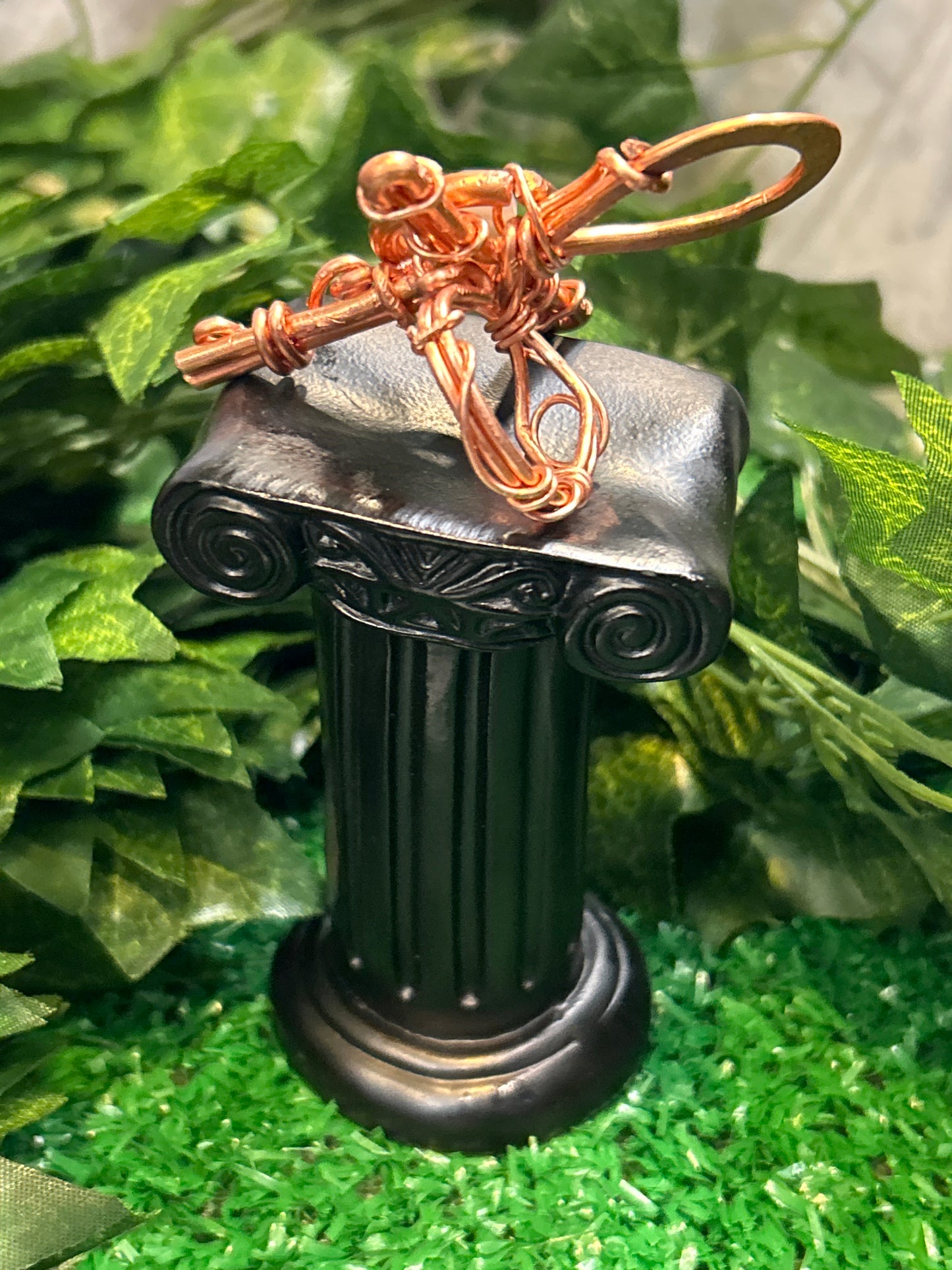 Handmade Ankh Copper Ring