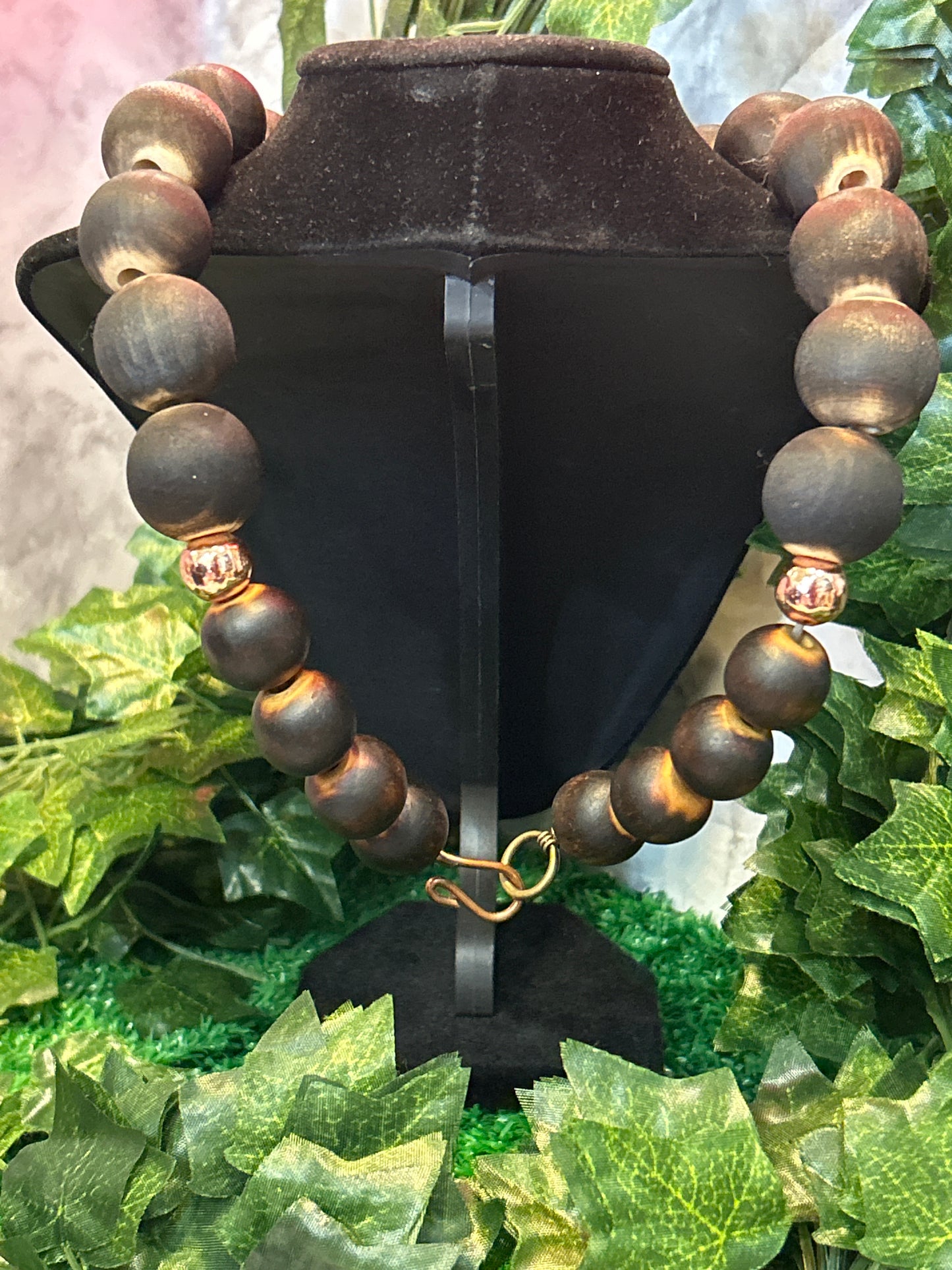 Handmade Necklace w/ Gem Stone