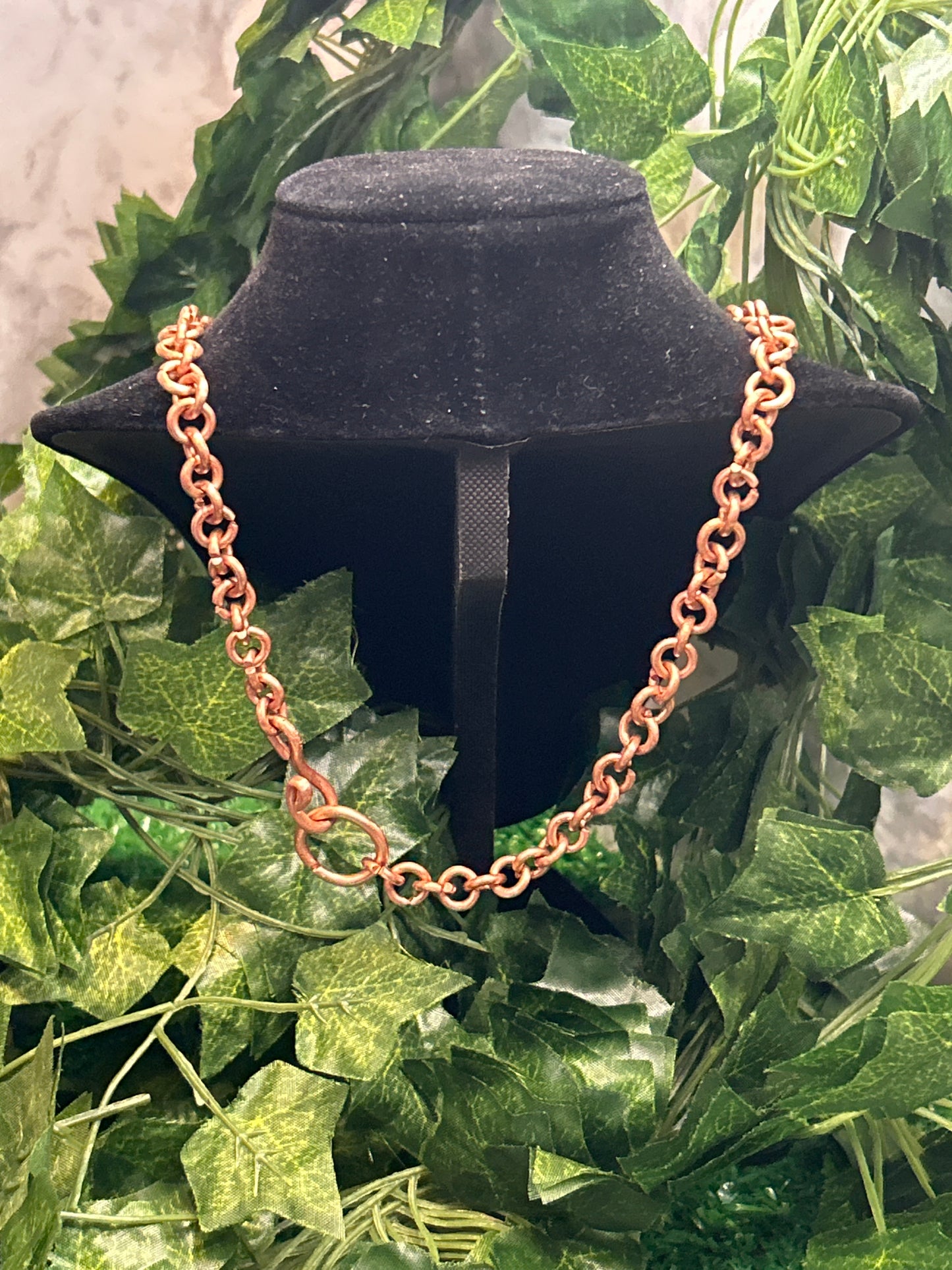 Handmade Copper Rainbow Quartz Necklace