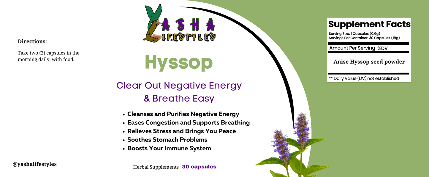 Hyssop Capsules