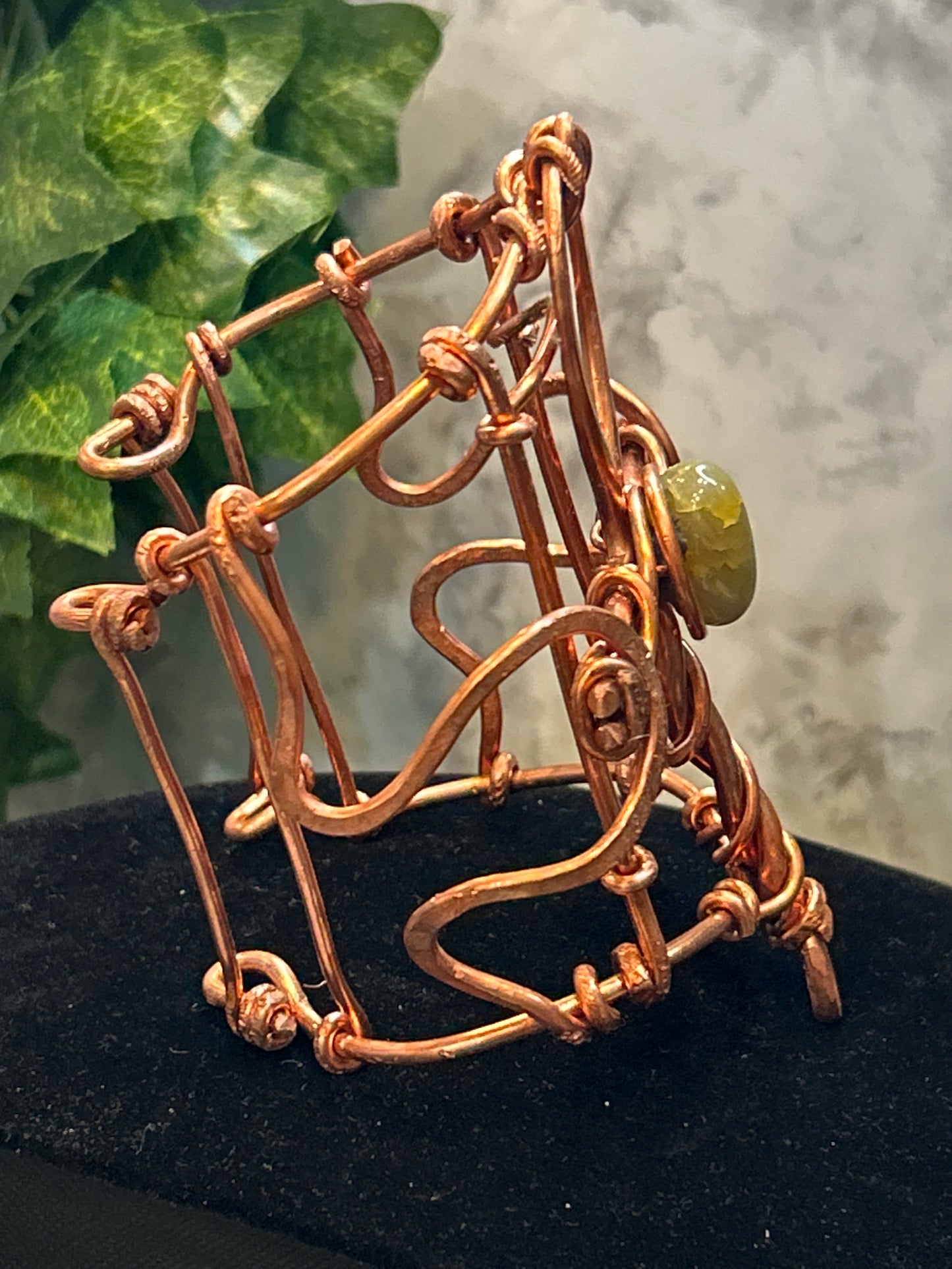 Copper Ankh Cuff Bracelet