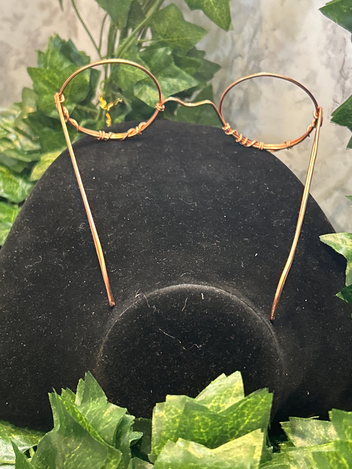 Copper Round Glasses
