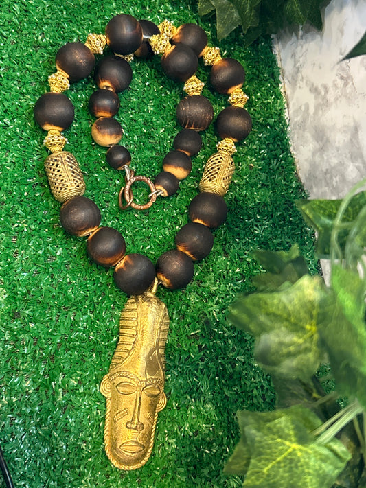 Afrikan Mask Necklace