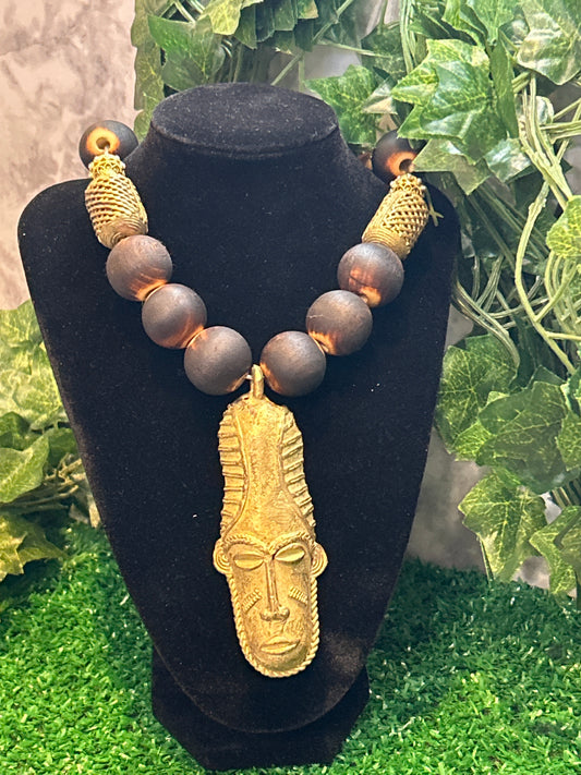 Afrikan Mask Necklace