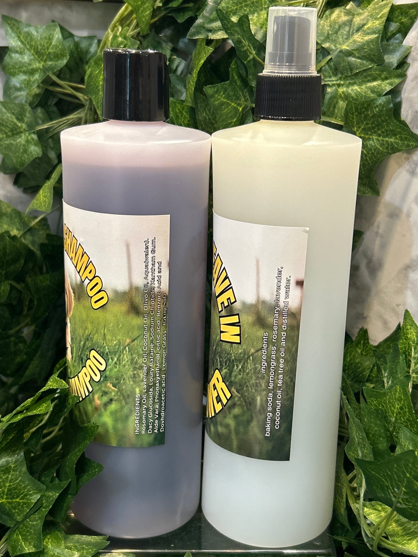Grandma Dot’s Castor Oil “Anti Flea Shampoo & Conditioner Set”