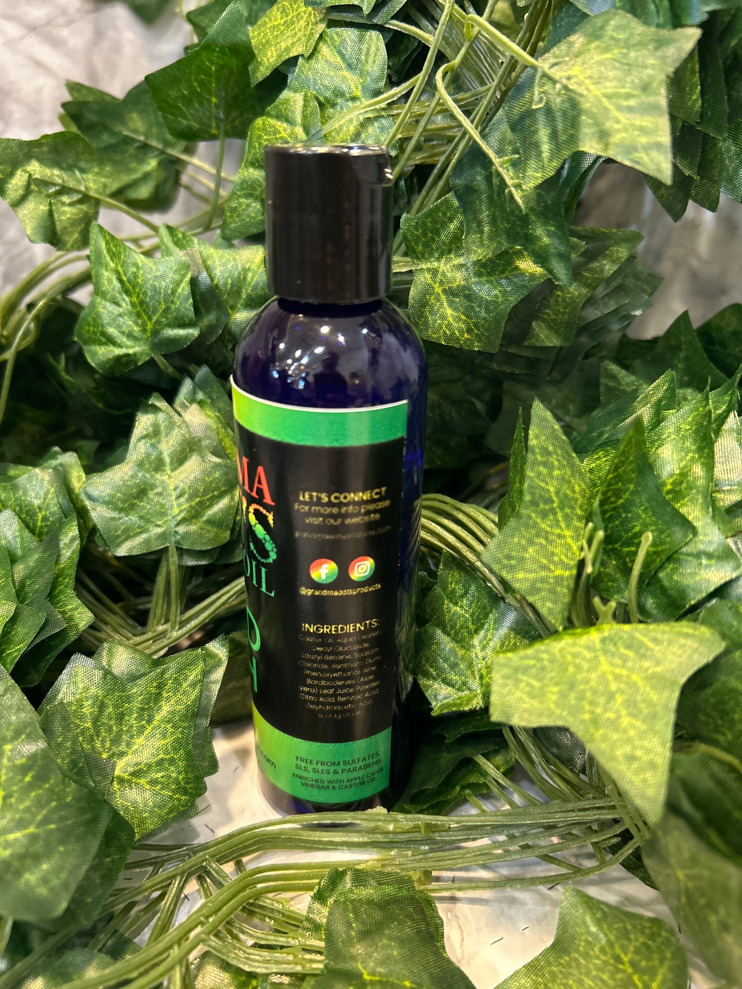 Grandma Dot’s Castor Oil “Beard Wash”