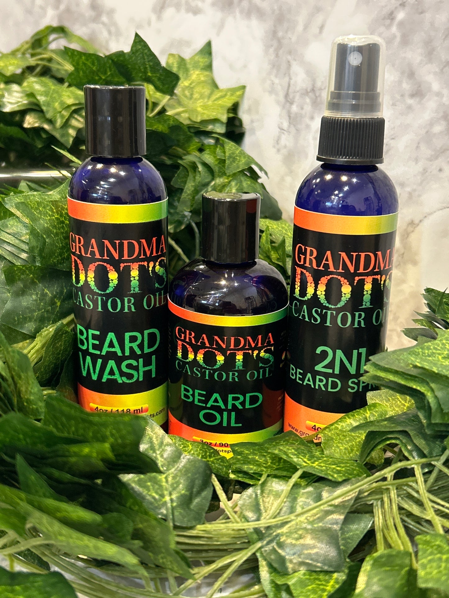 Grandma Dots Castor Oil “Beard Set”