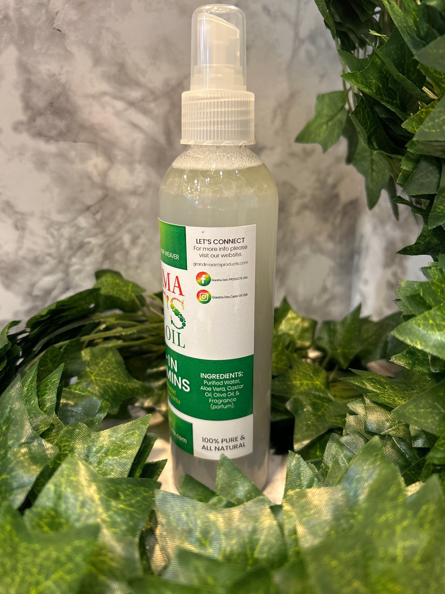 Grandma Dot’s Castor Oil “Leave-In Hair Vitamins”
