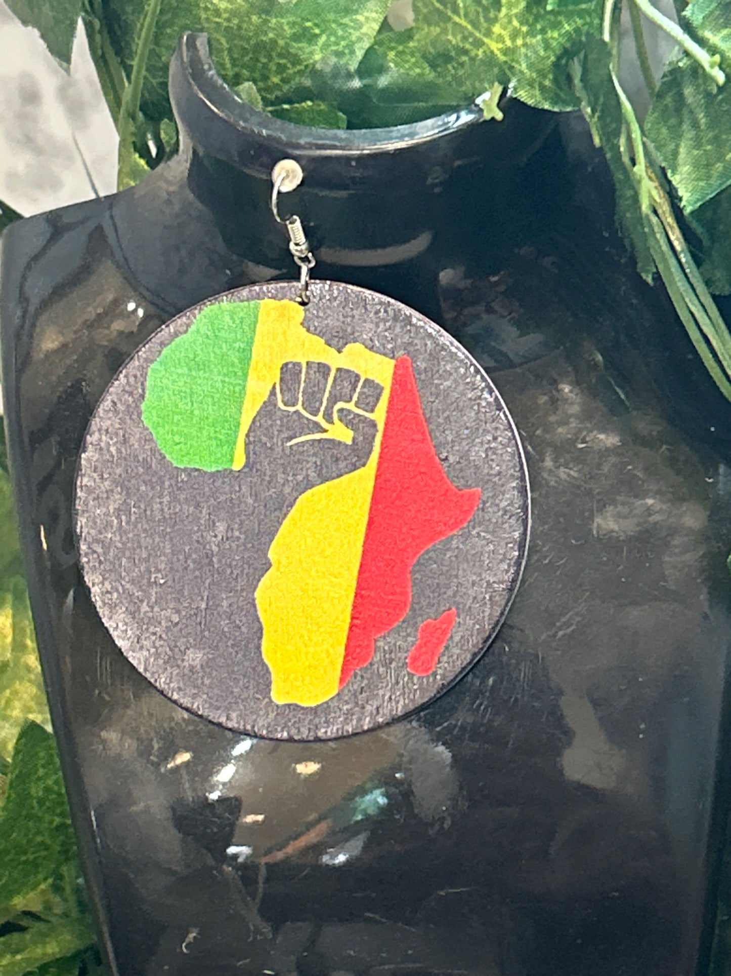 African Print Earrings