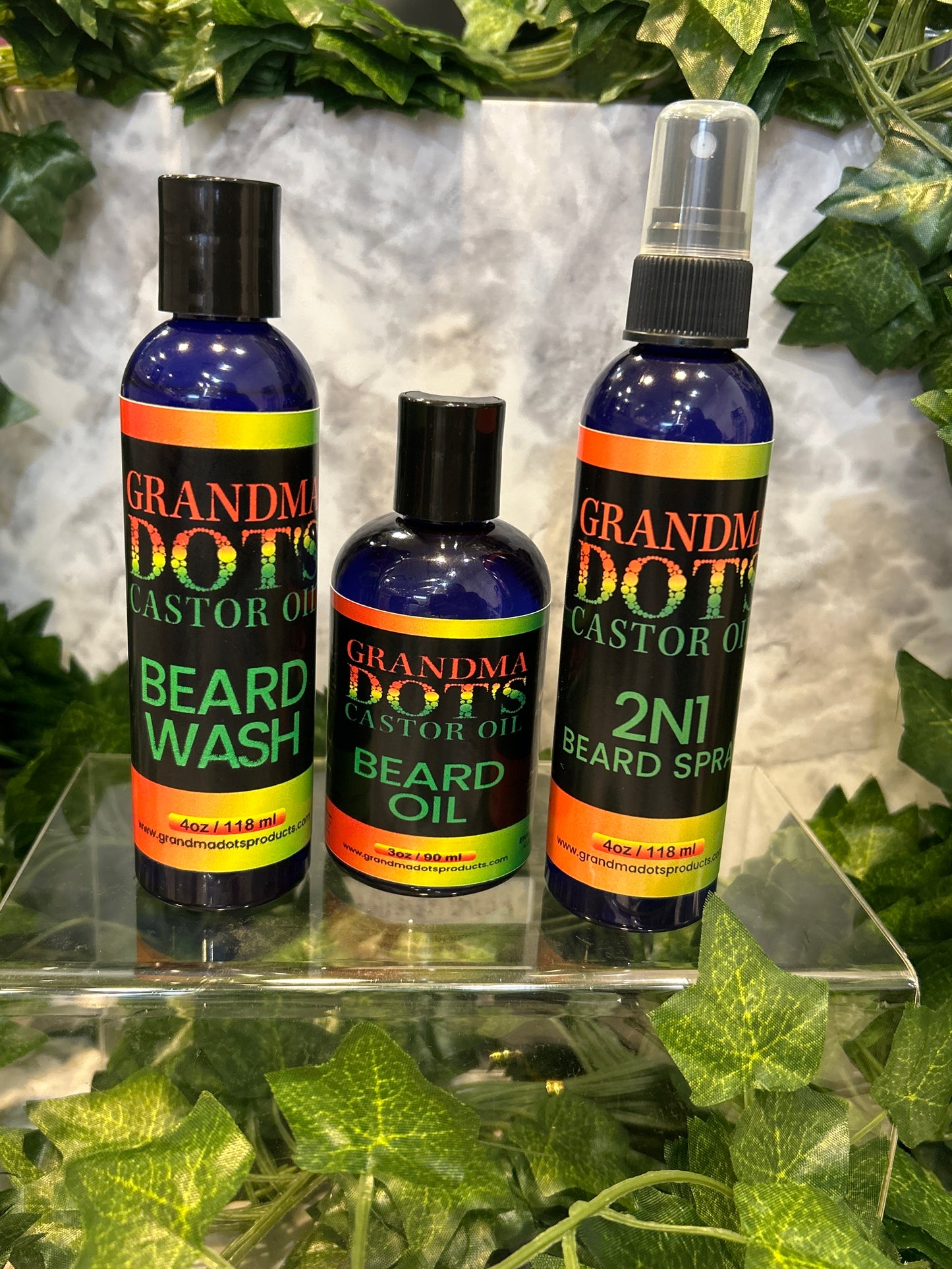 Grandma Dots Castor Oil “Beard Set”