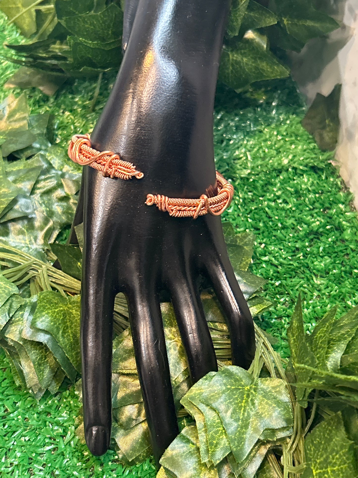 Handmade Copper w/ Flower