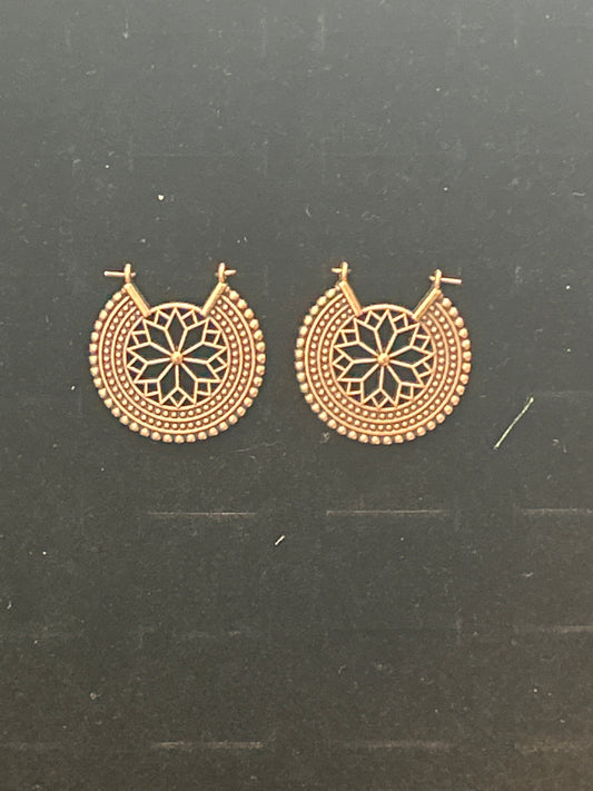 Copper Boho Earrings