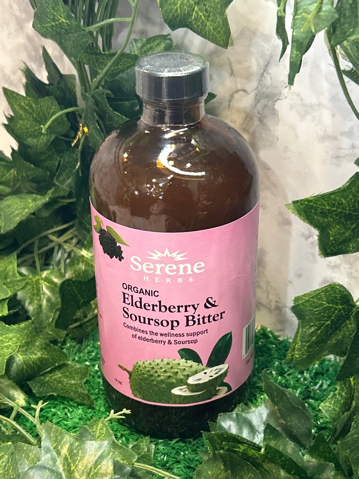 Serene Herbs Organic Elderberry & Soursop Bitters