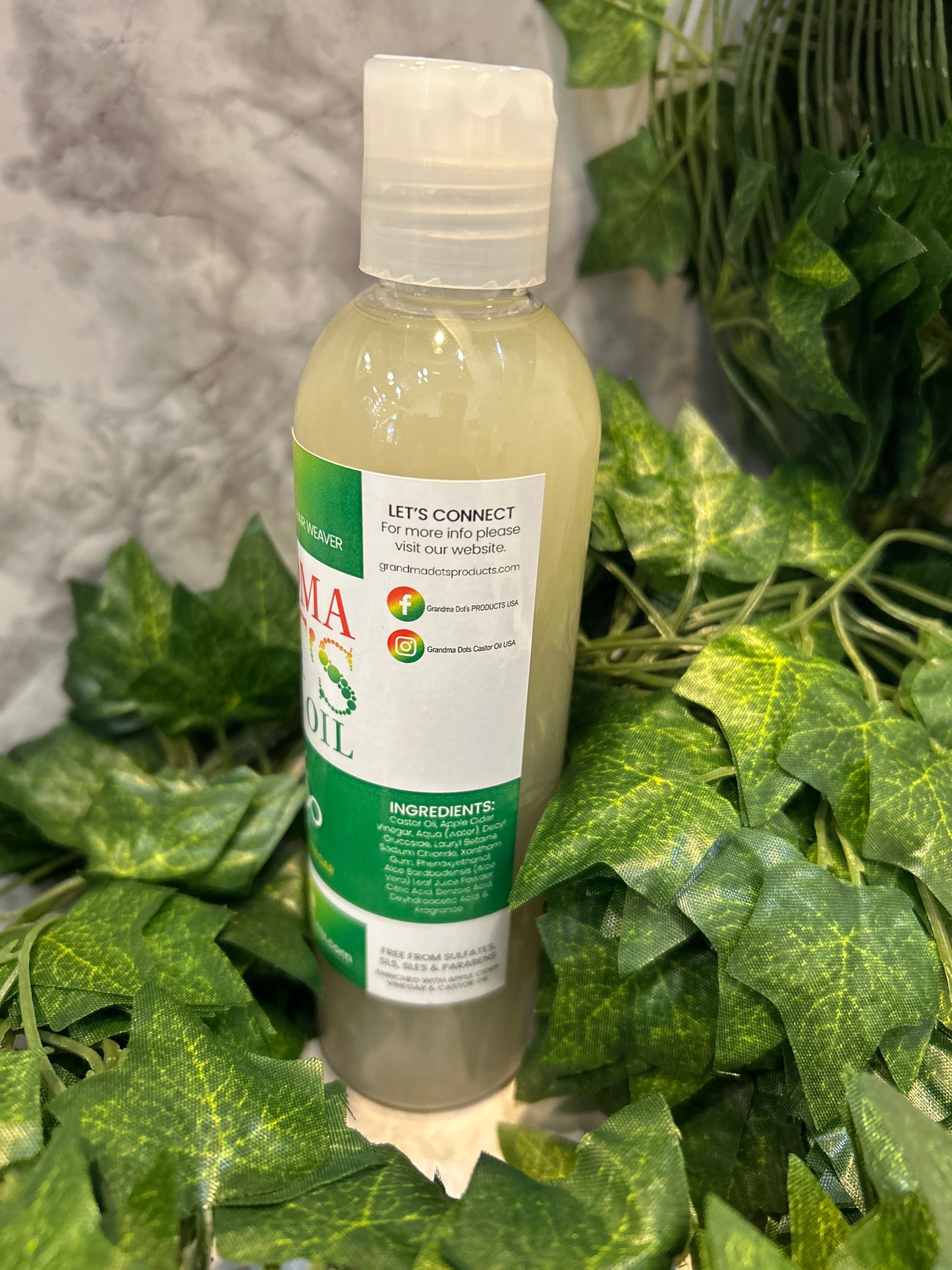 Grandma Dot’s Castor Oil “Detox Shampoo”