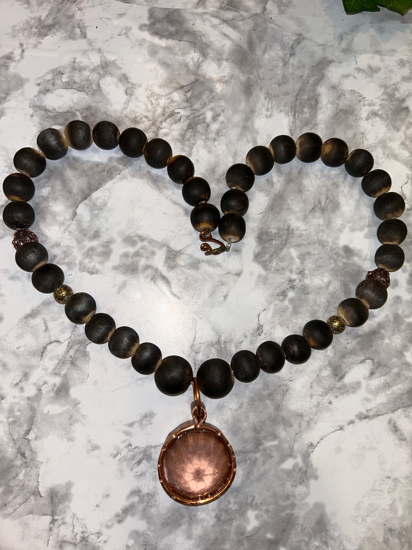 Necklace w/ copper crystal
