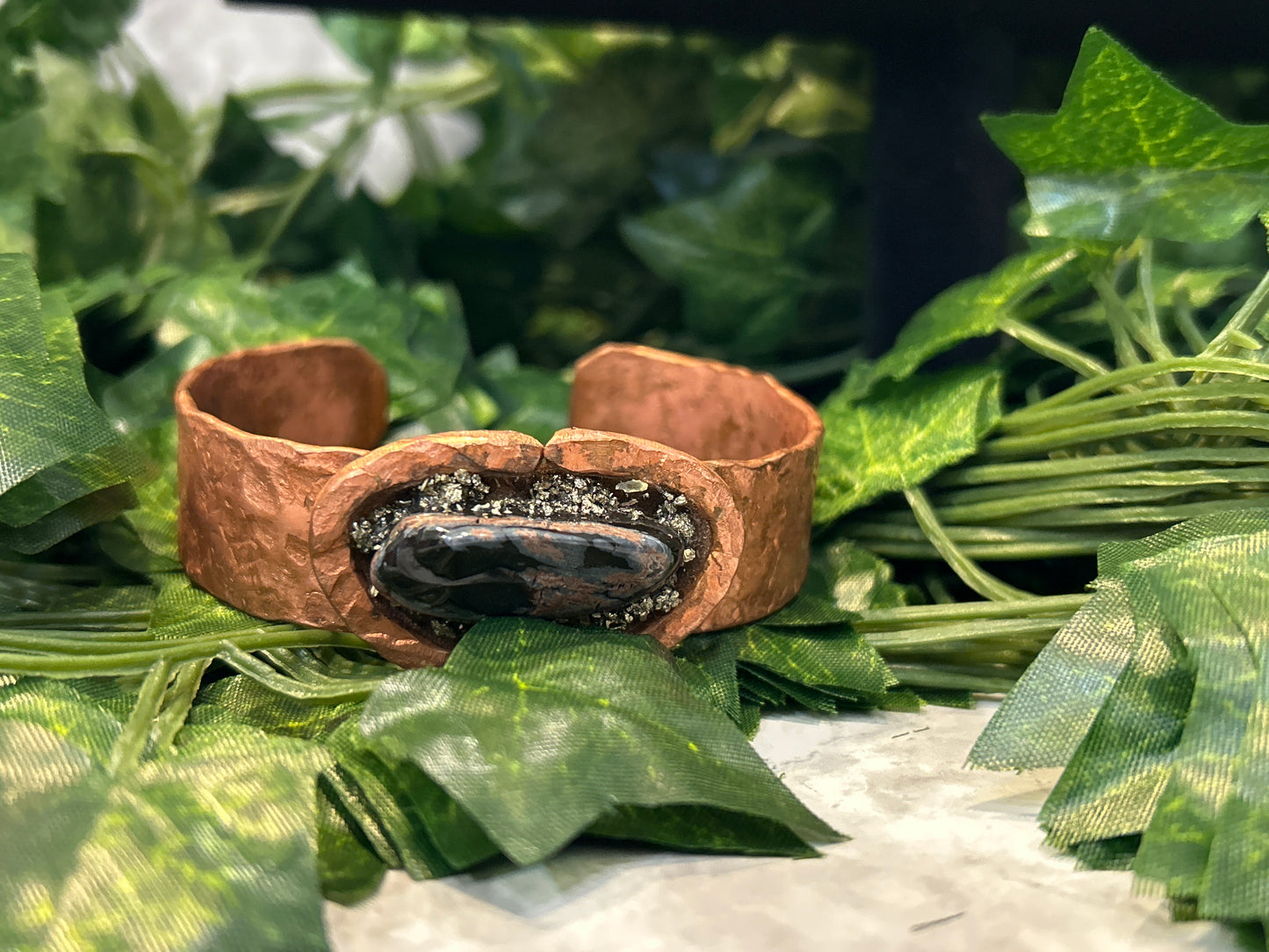 Crystal Copper Bracelet