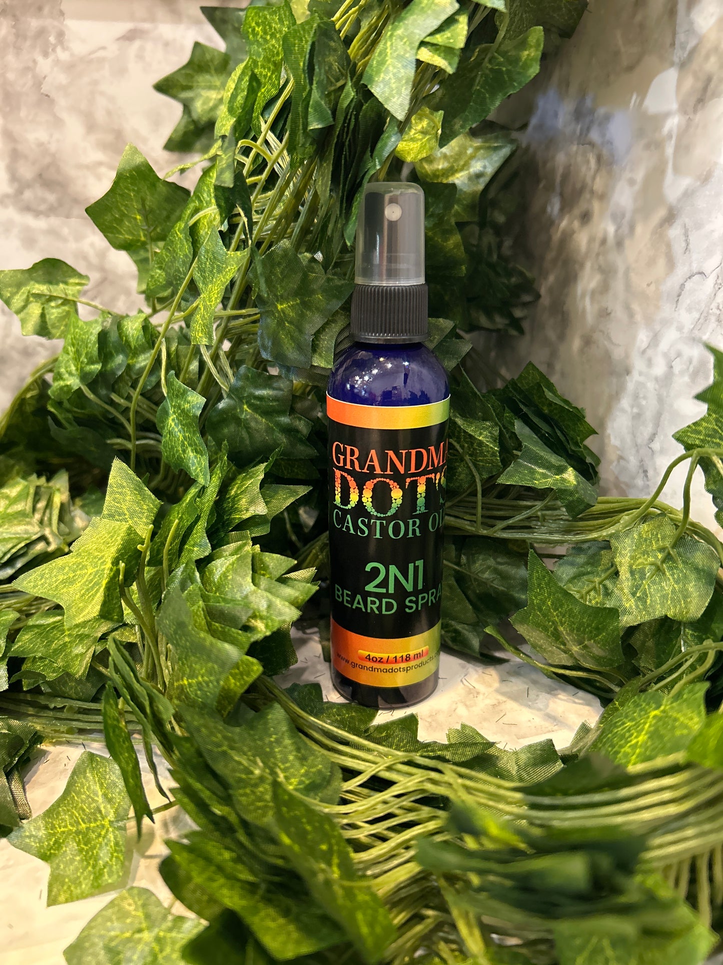 Grandma Dot’s Castor Oil “2N1 Beard Spray”