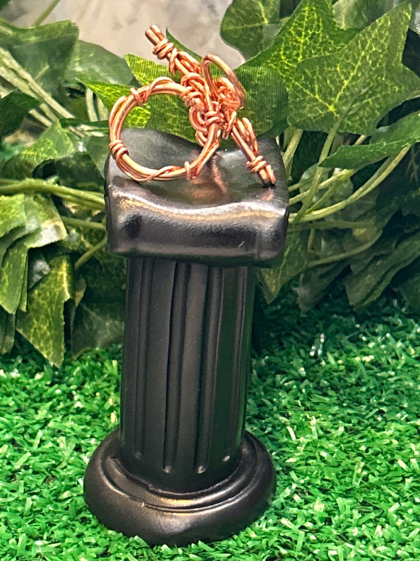 Handmade Ankh Copper Ring