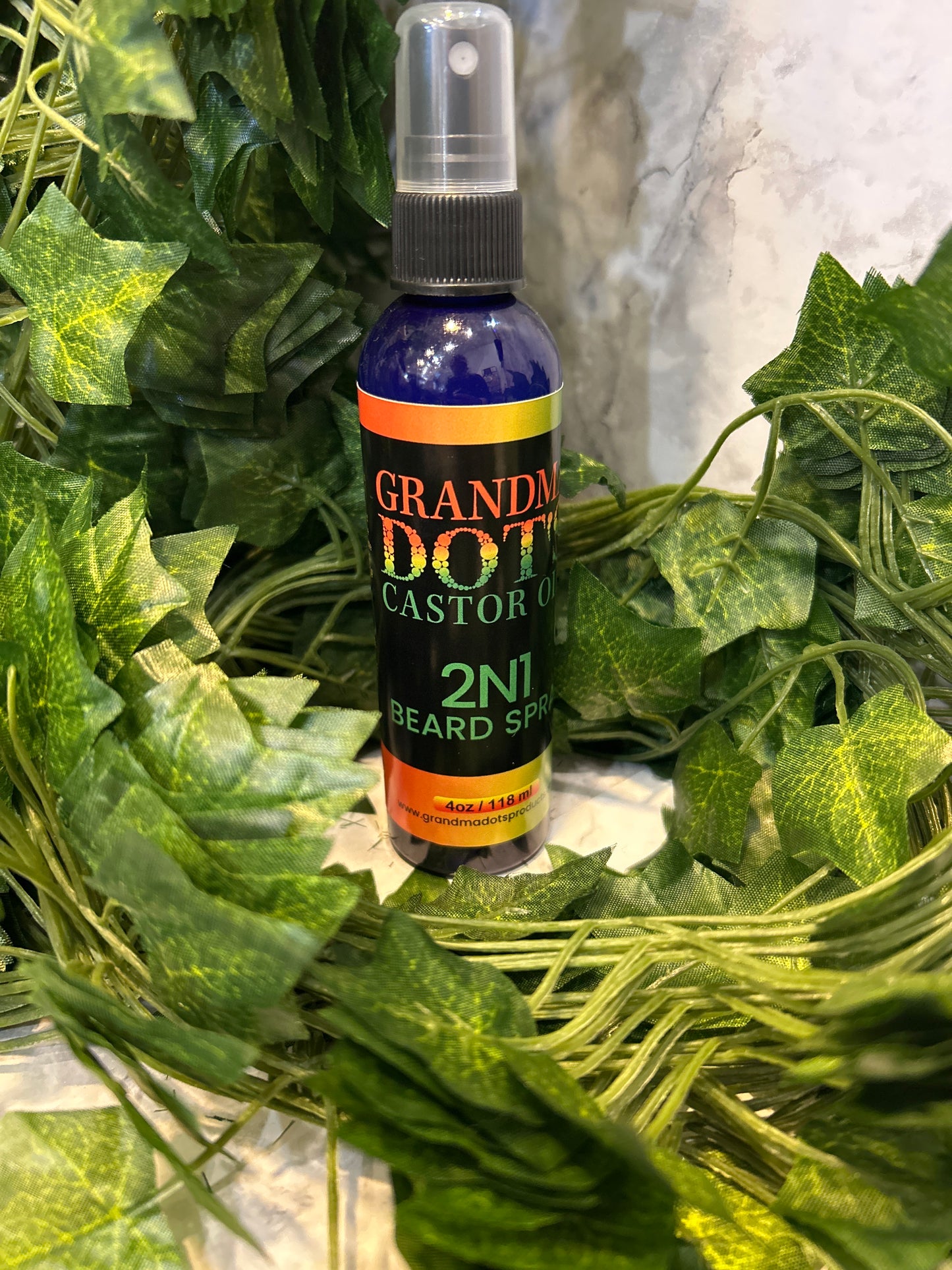 Grandma Dot’s Castor Oil “2N1 Beard Spray”