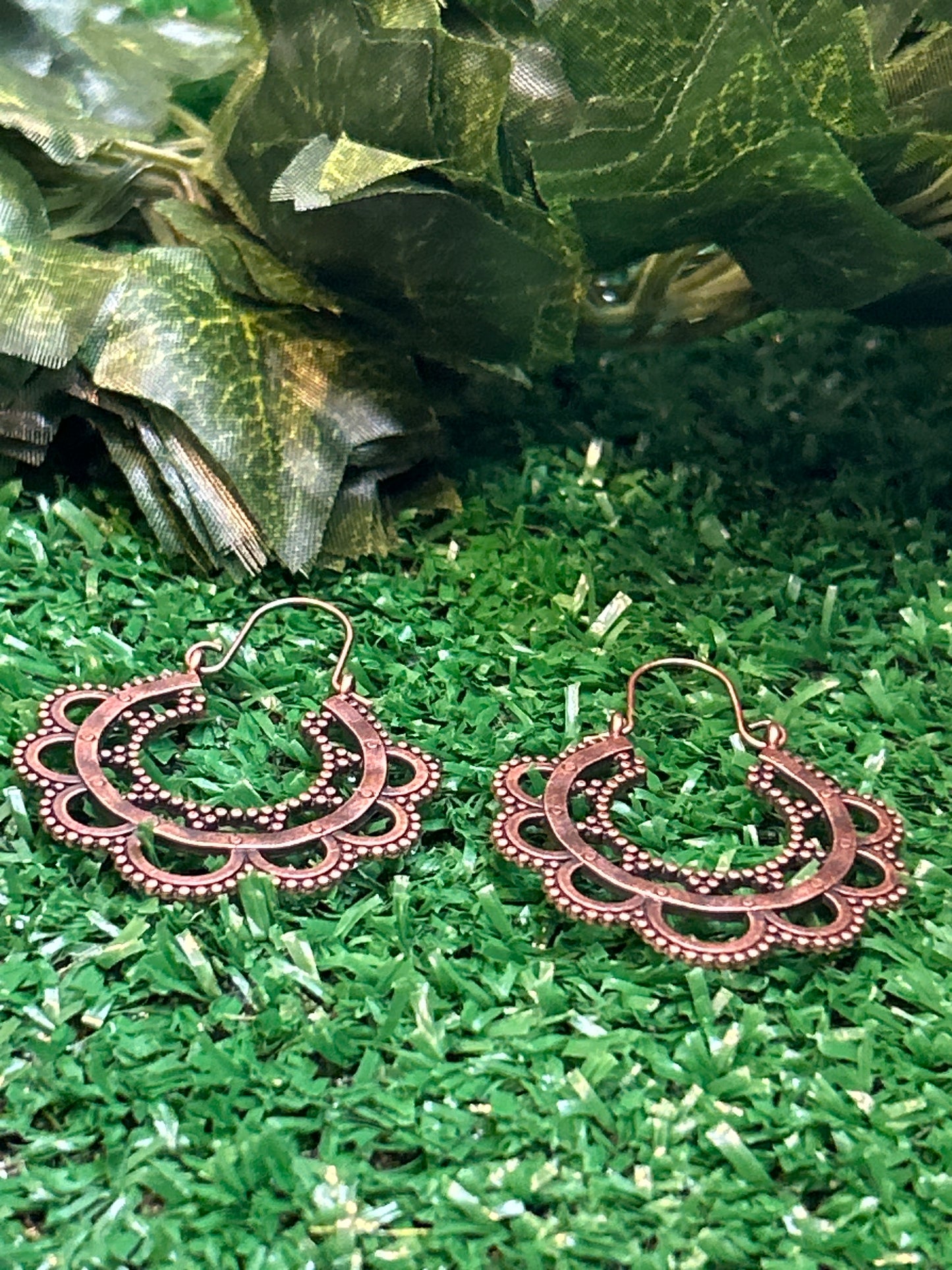 Copper Boho Earrings