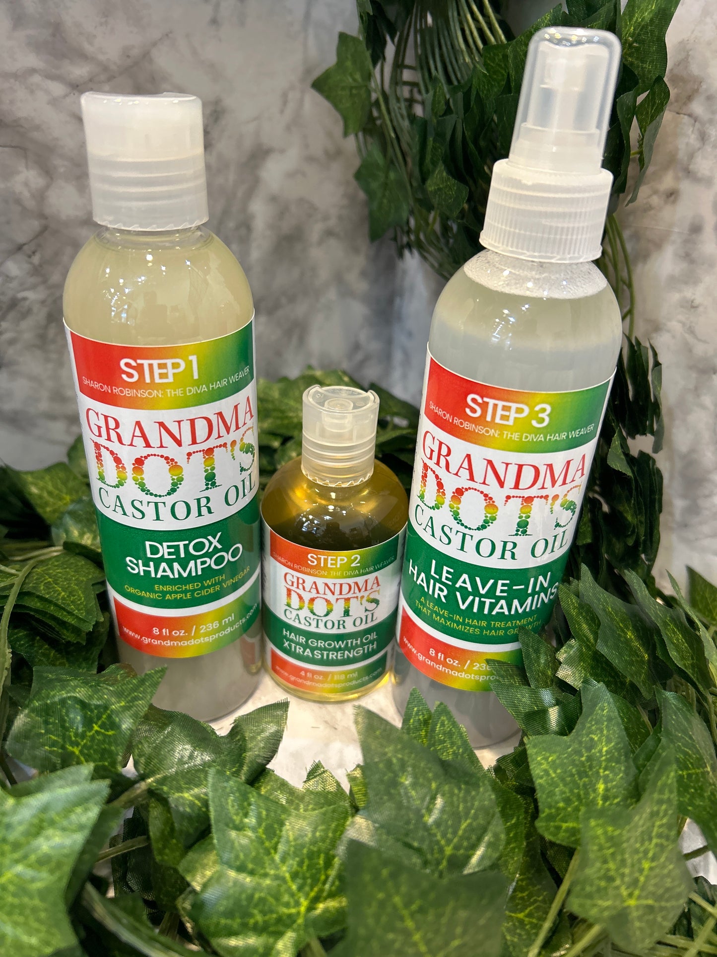 Grandma Dot’s Castor Oil “Hair Care Set”