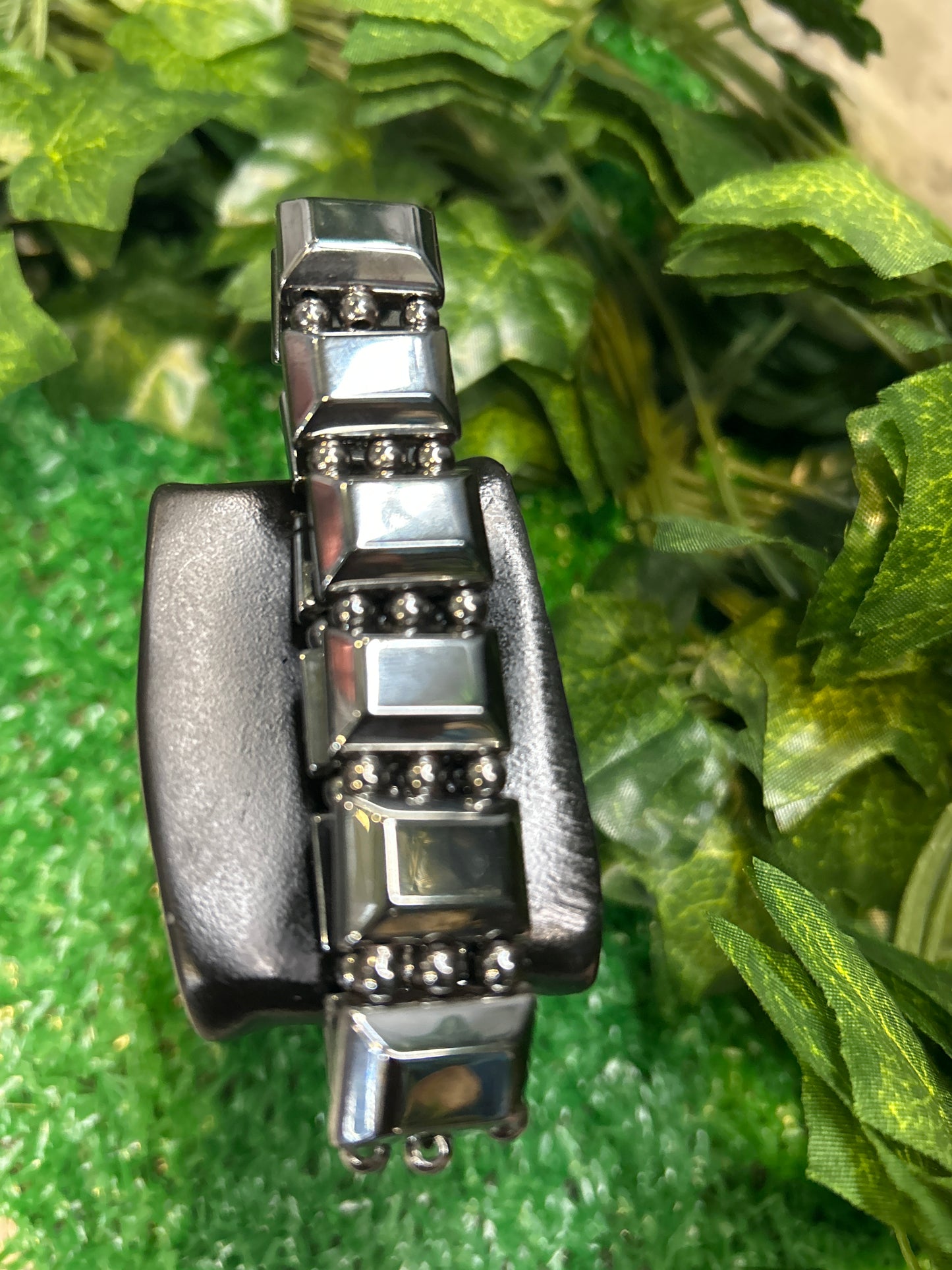 Handmade Hematite Gem Bracelet