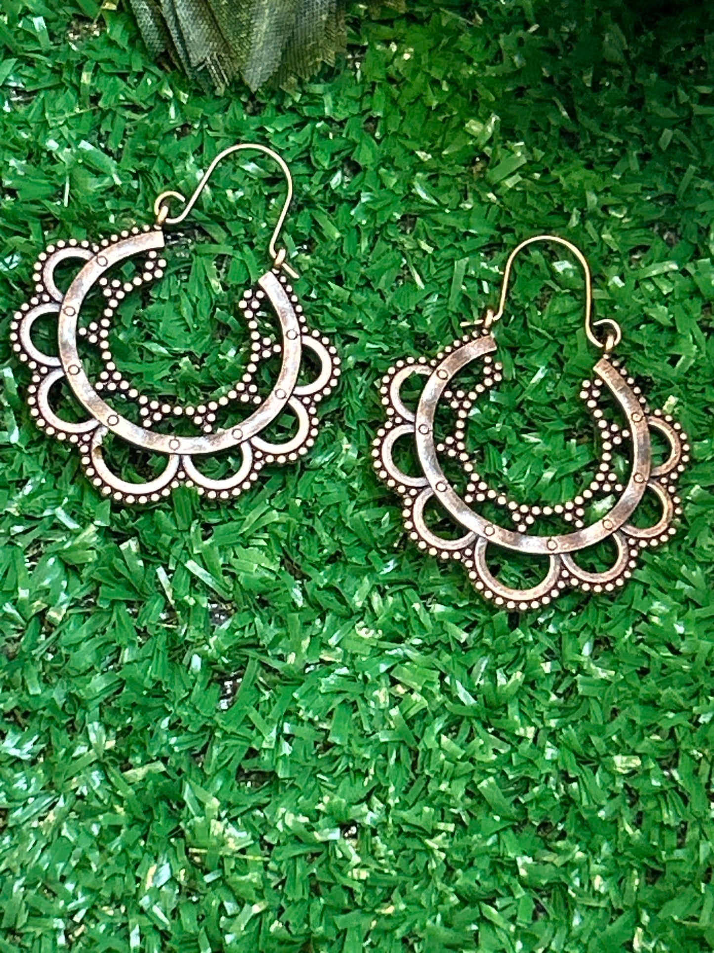 Copper Boho Earrings