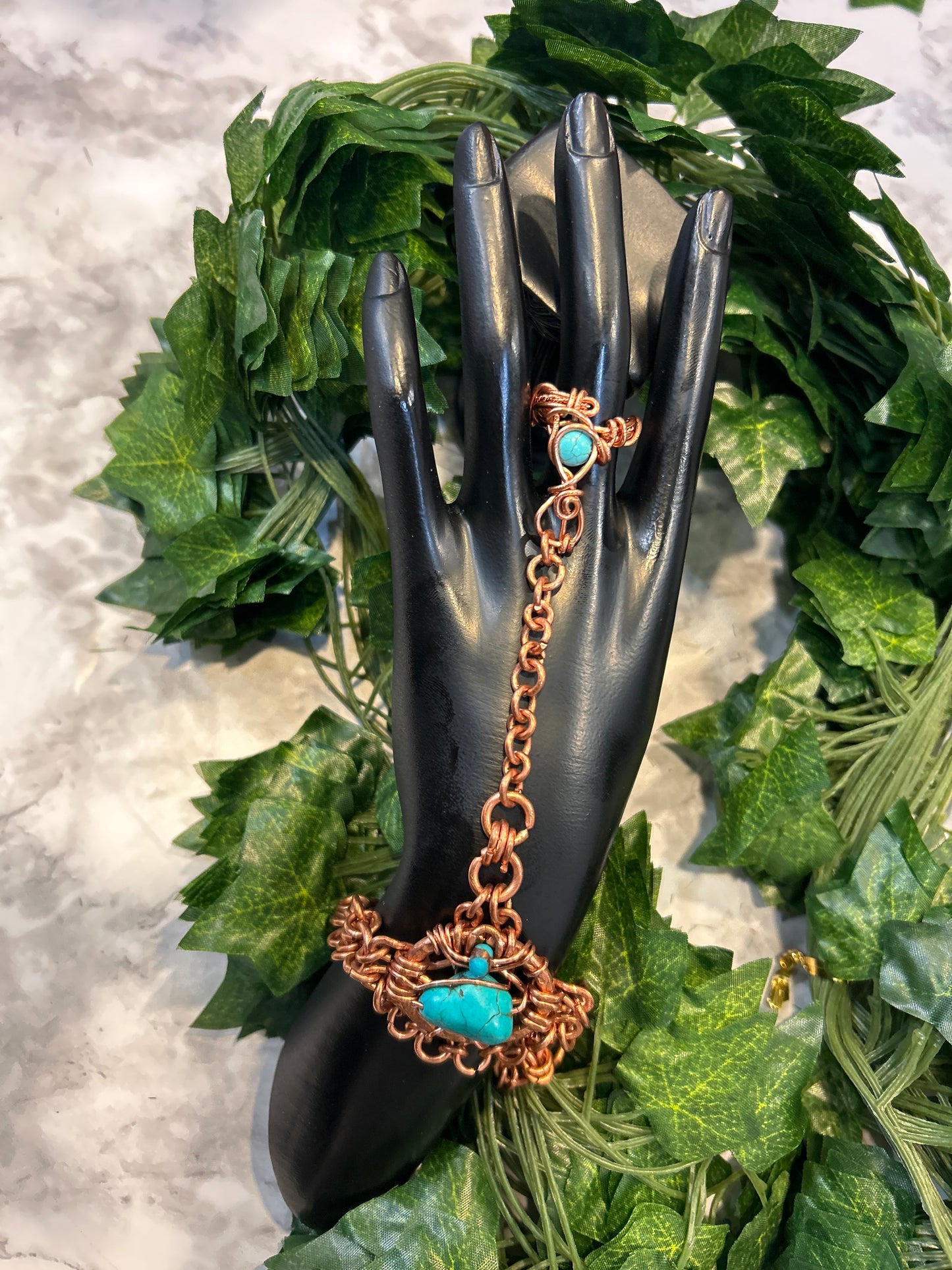 Turquoise Bracelet Ring