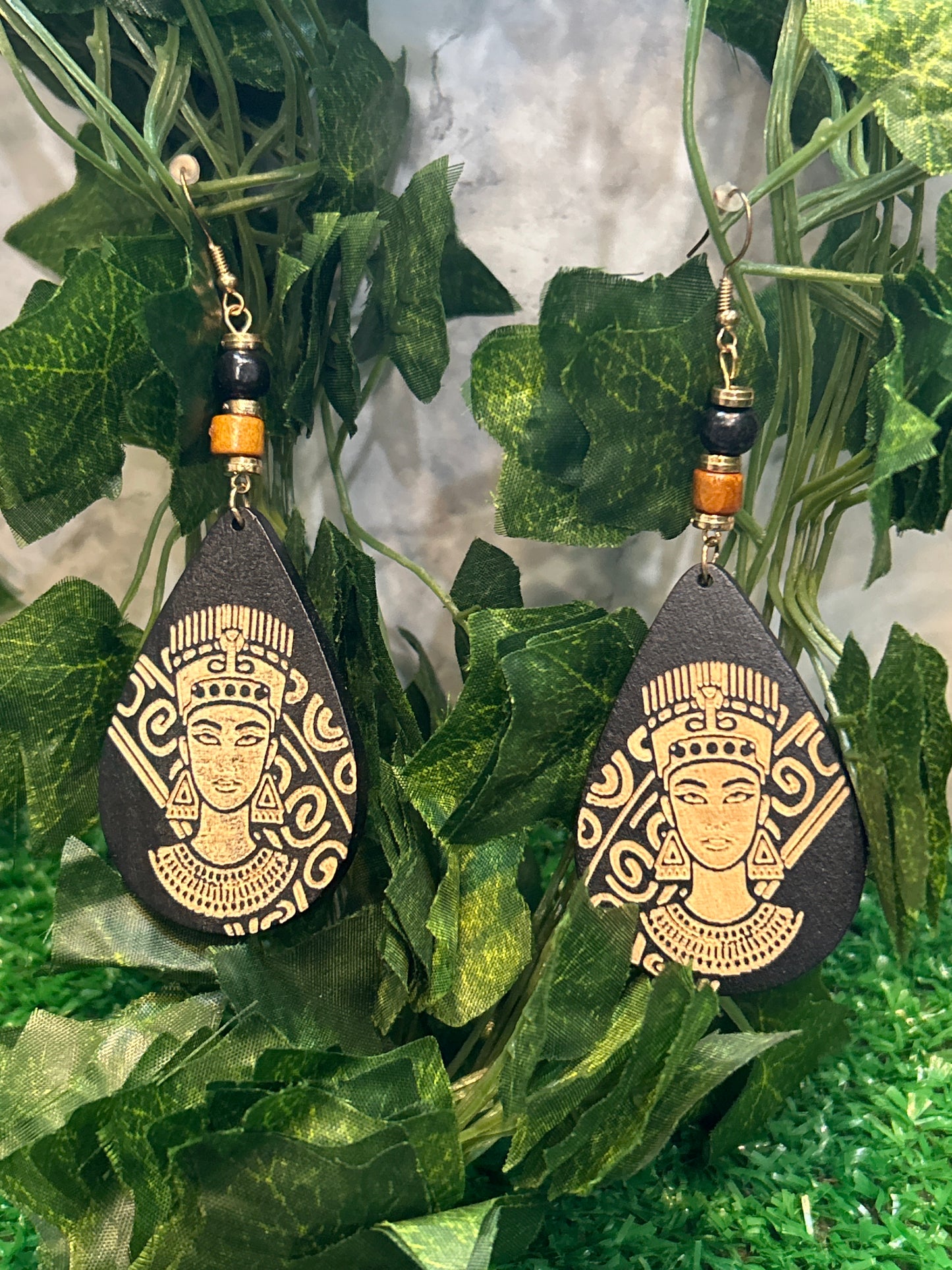 Ancient Egyptian Goddess Earrings