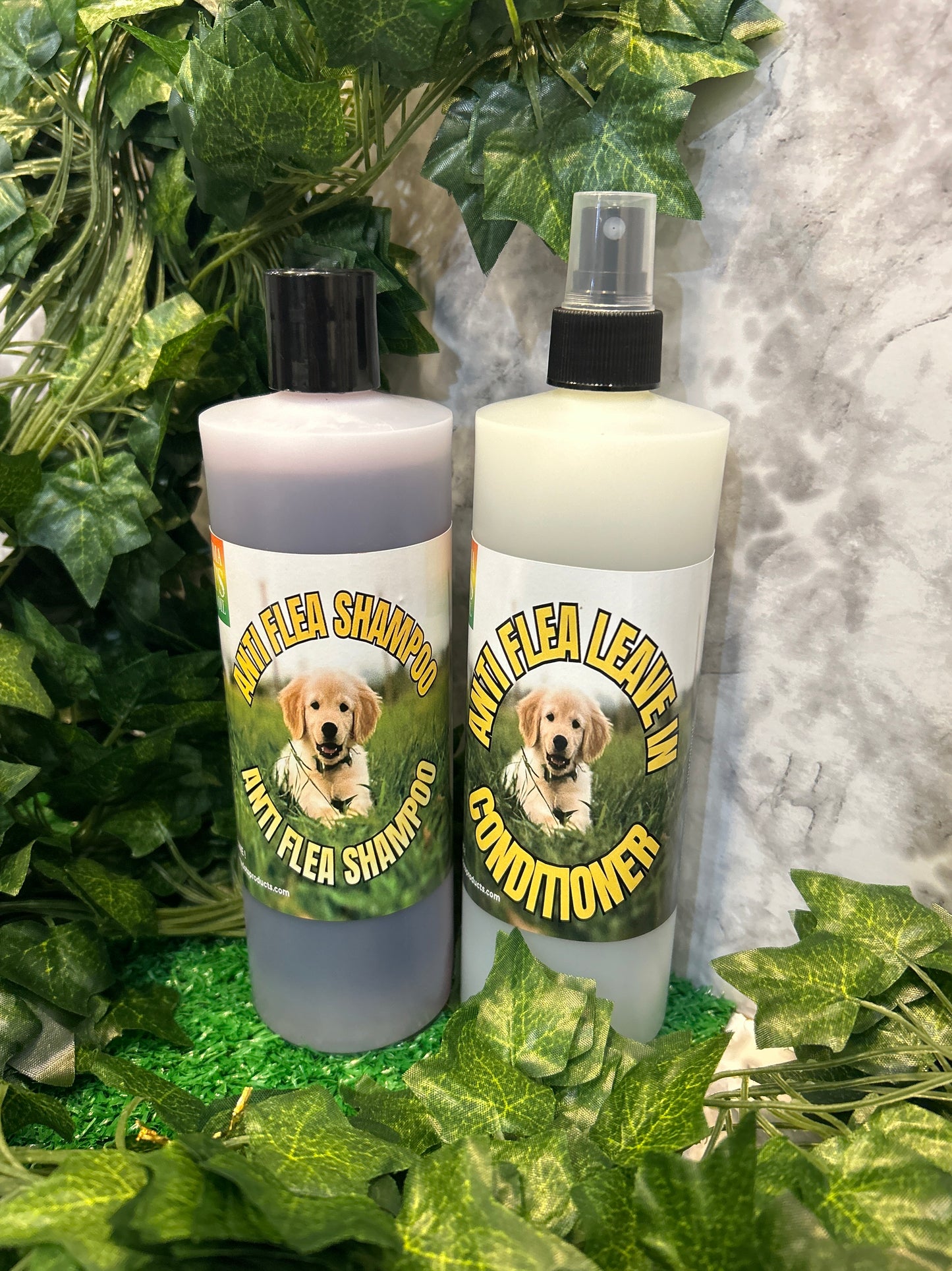 Grandma Dot’s Castor Oil “Anti Flea Shampoo & Conditioner Set”