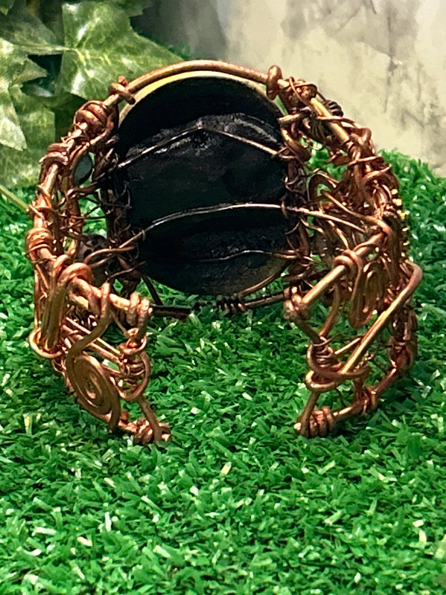 Handmade Copper Turtle Bracelet