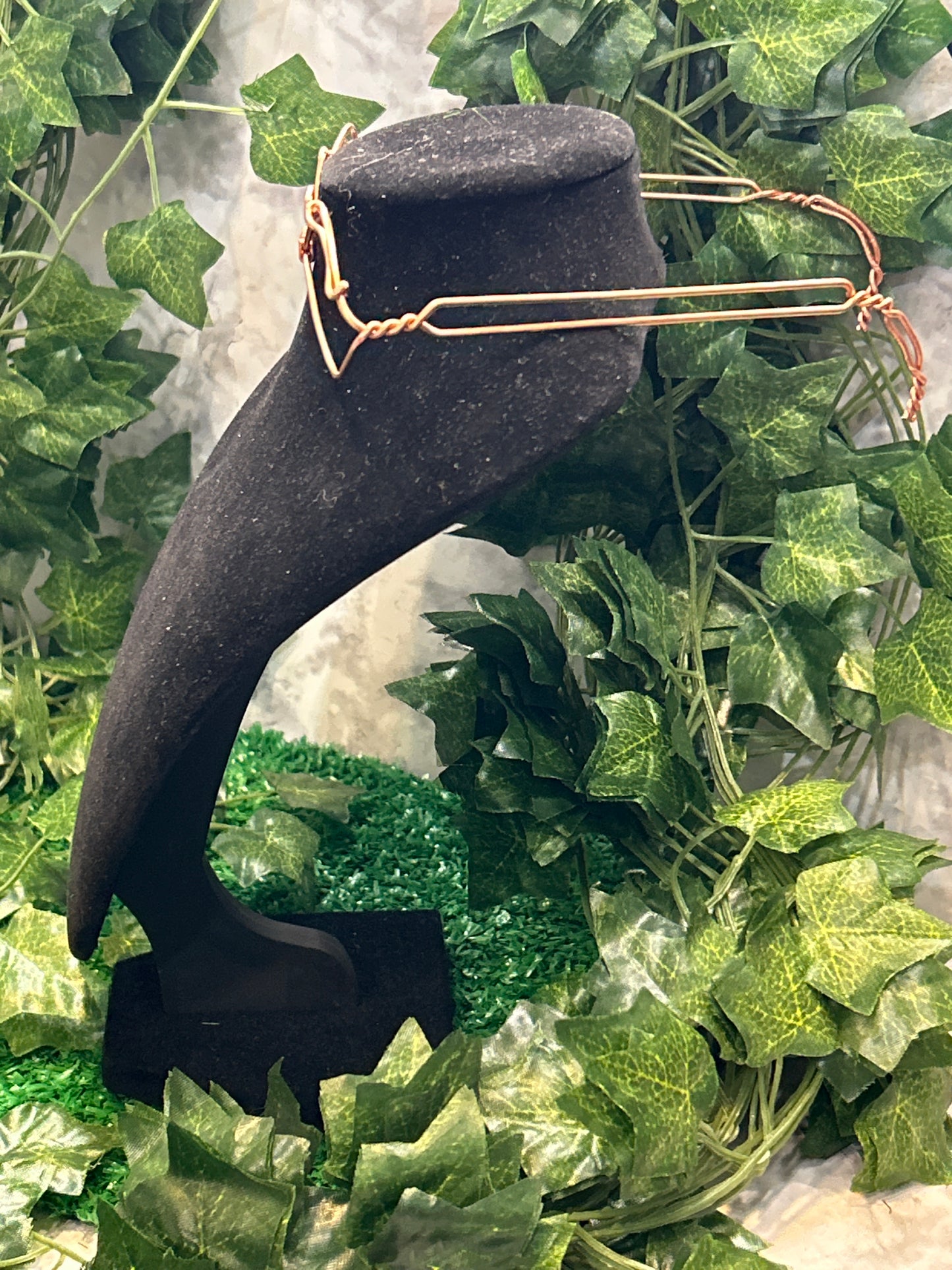 Copper Glasses Eye Shaped