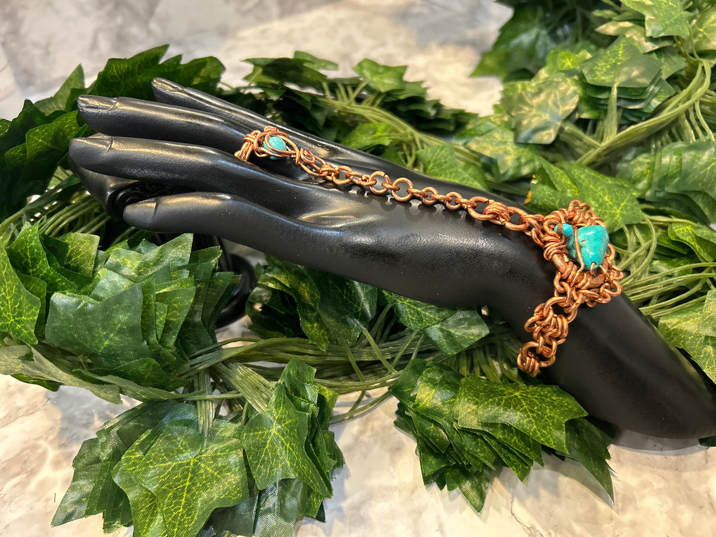 Turquoise Bracelet Ring
