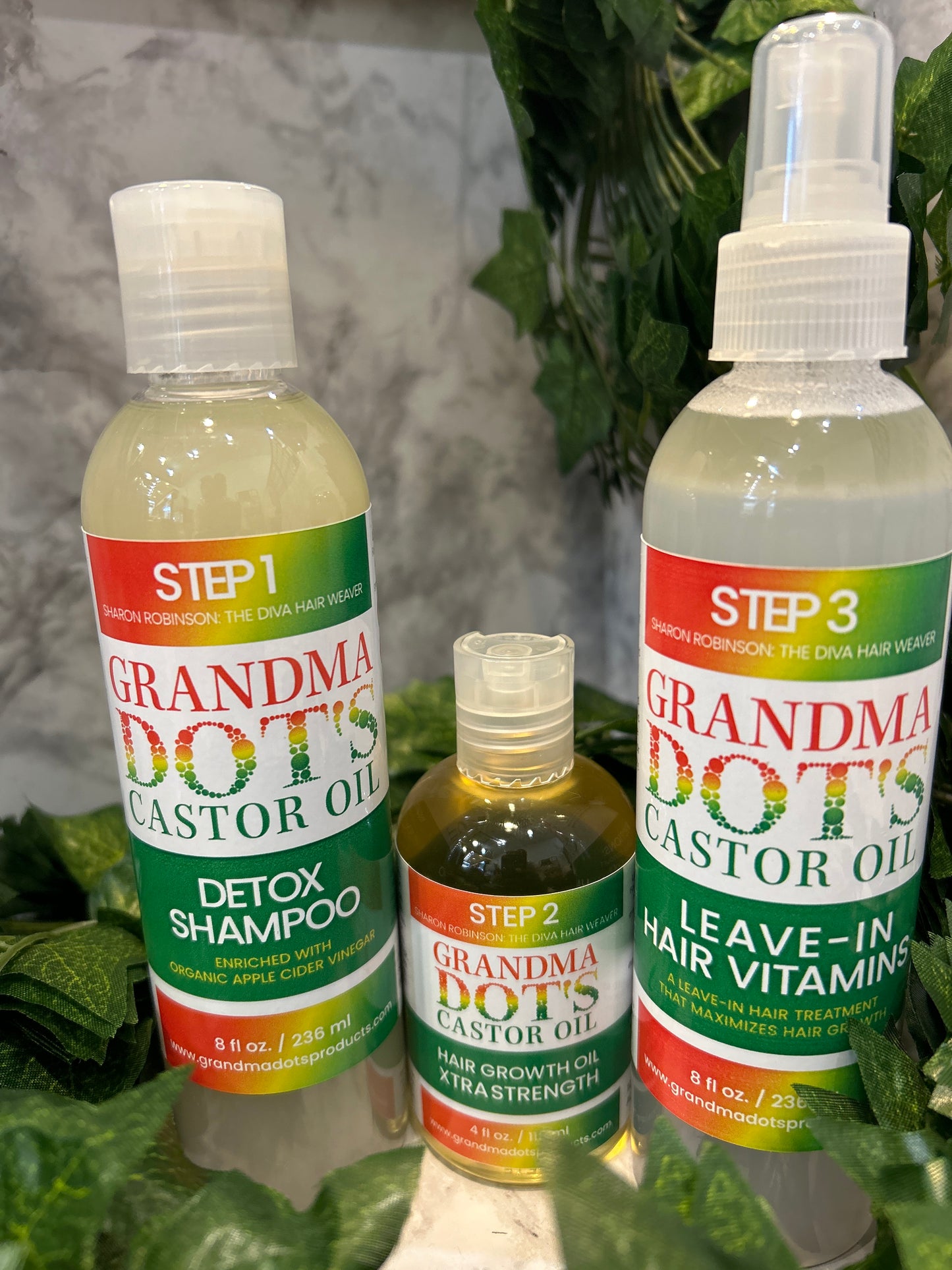 Grandma Dot’s Castor Oil “Hair Care Set”