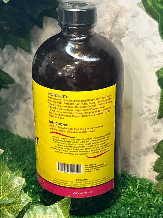 All Natural Weight Loss Tonic Bitters