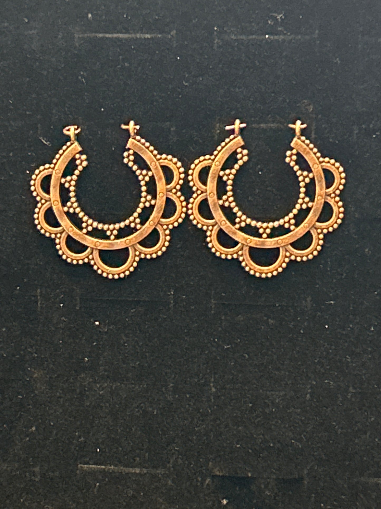 Copper Boho Earrings