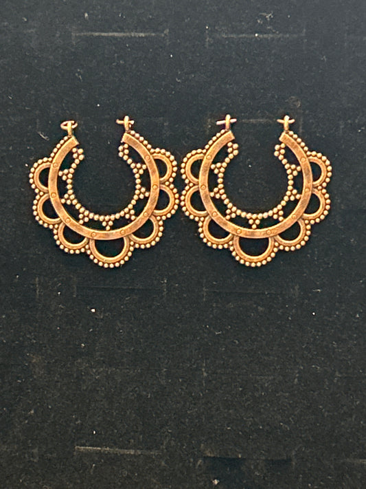Copper Boho Earrings