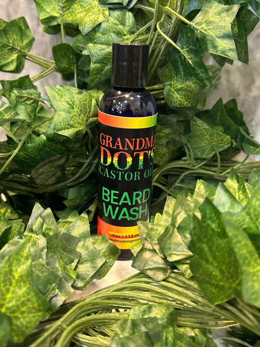 Grandma Dot’s Castor Oil “Beard Wash”