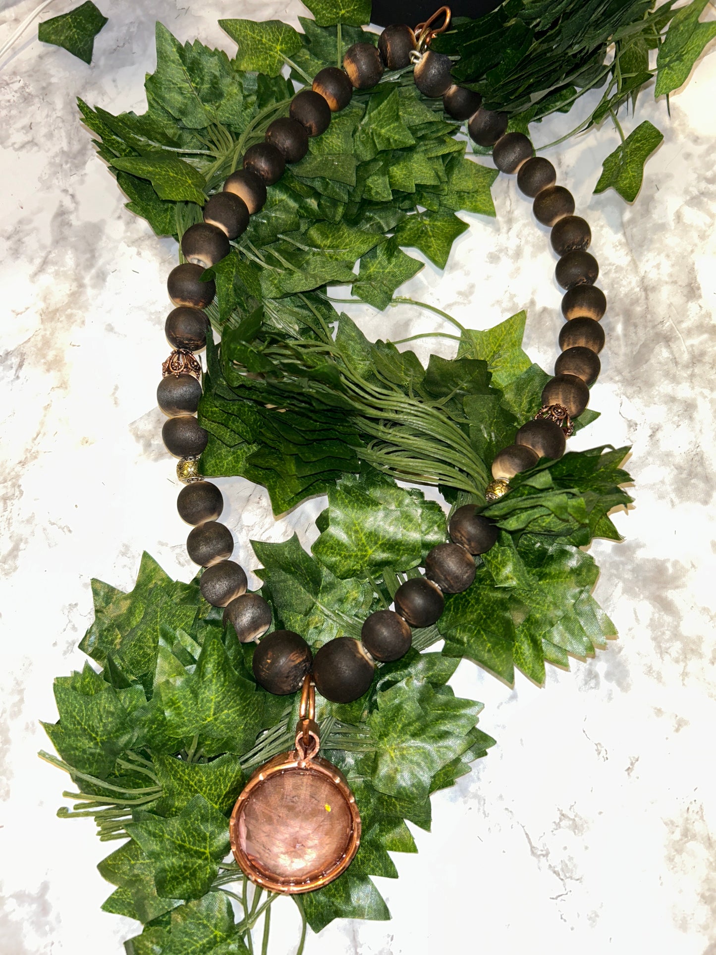 Necklace w/ copper crystal