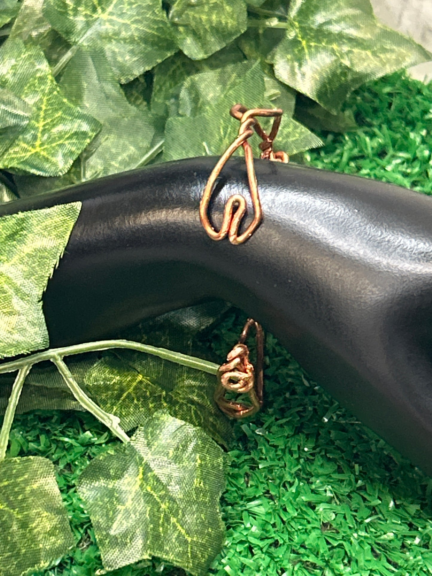 Handmade Copper Bracelet w/ Gem