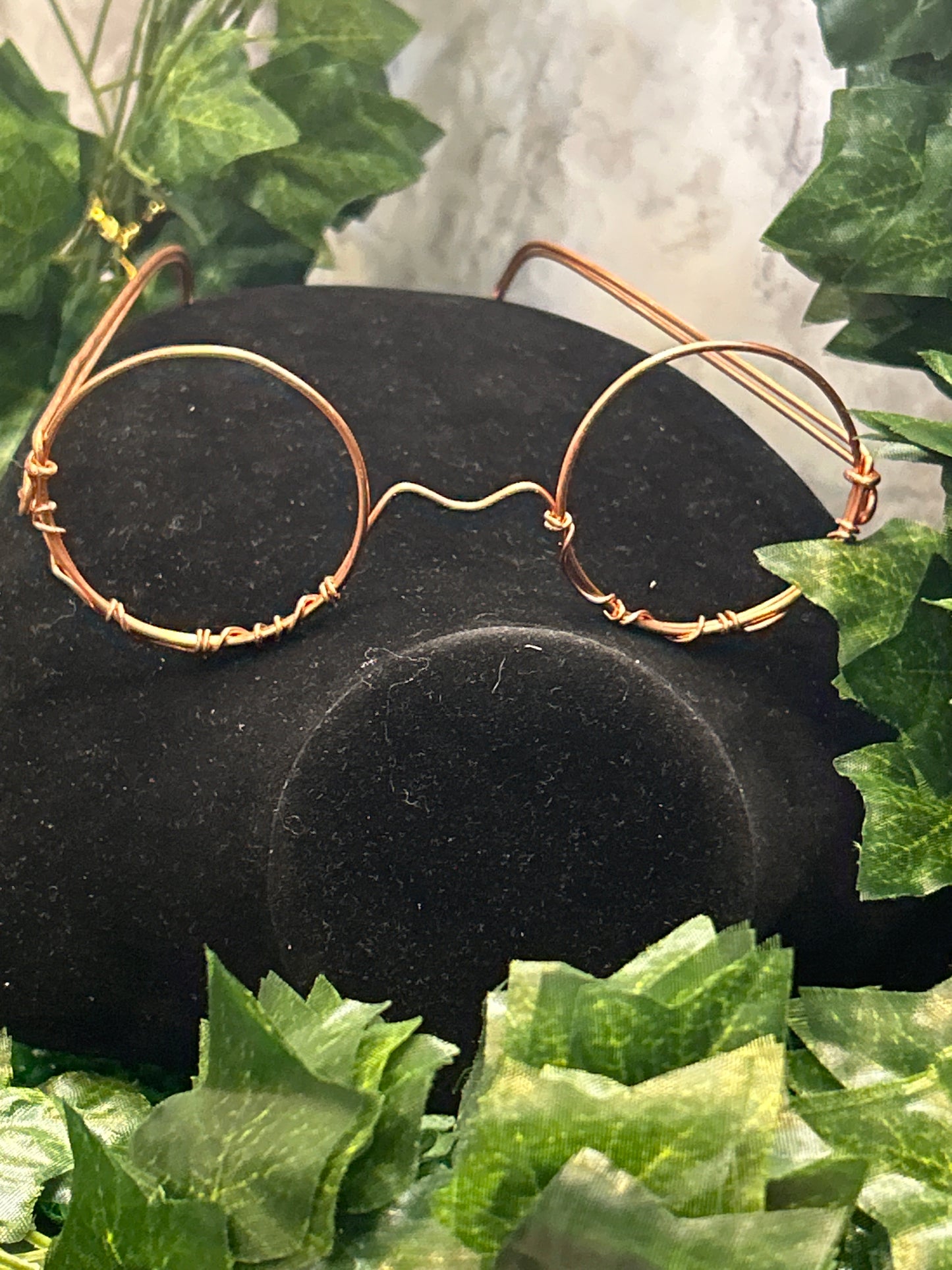 Copper Round Glasses