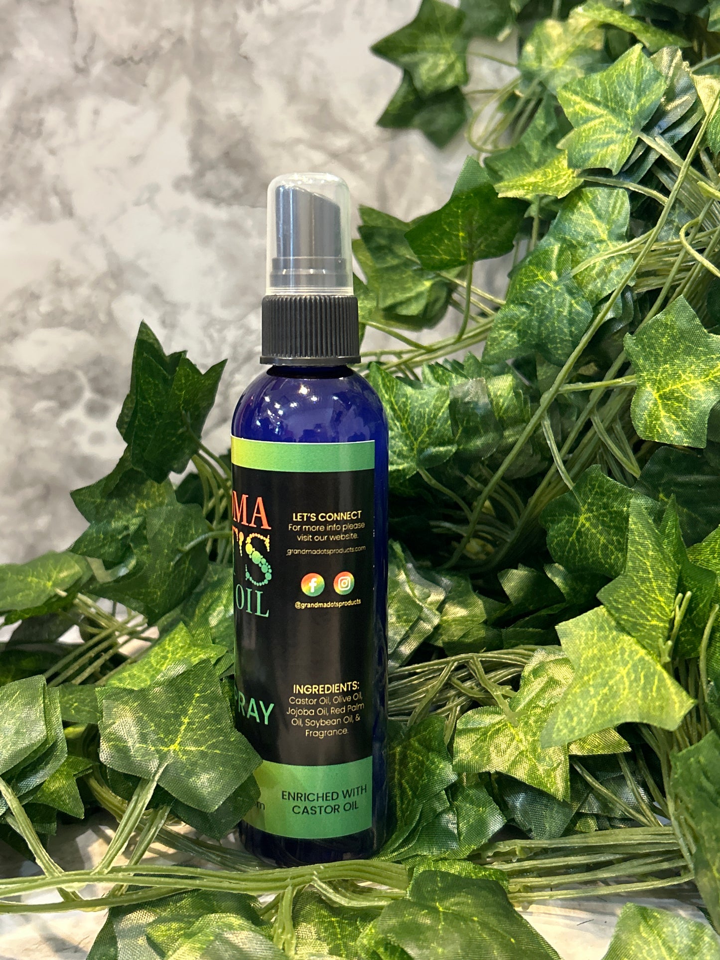 Grandma Dot’s Castor Oil “2N1 Beard Spray”
