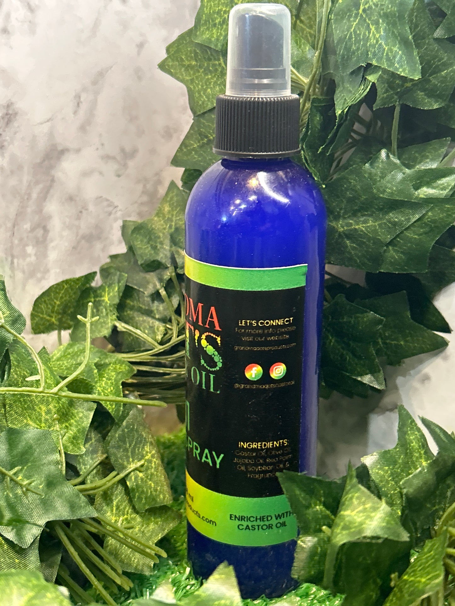Grandma Dot’s Castor Oil “2N1 Beard Spray”