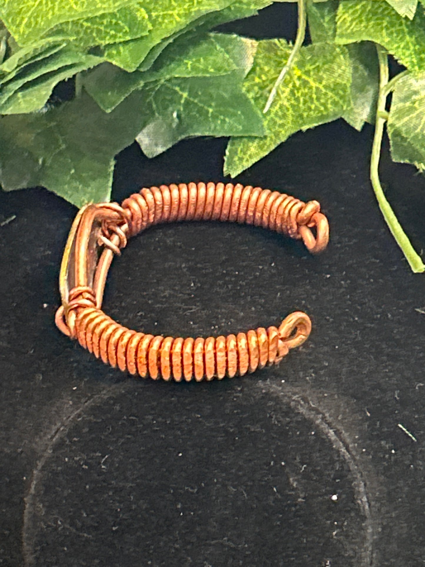 Handmade Copper Bracelet w/Pendant